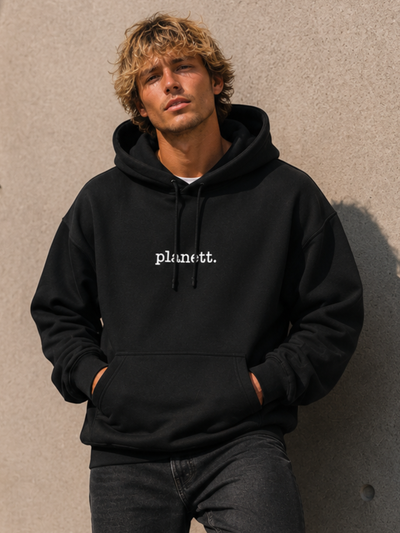 Black Oversized Heavy Hoodie