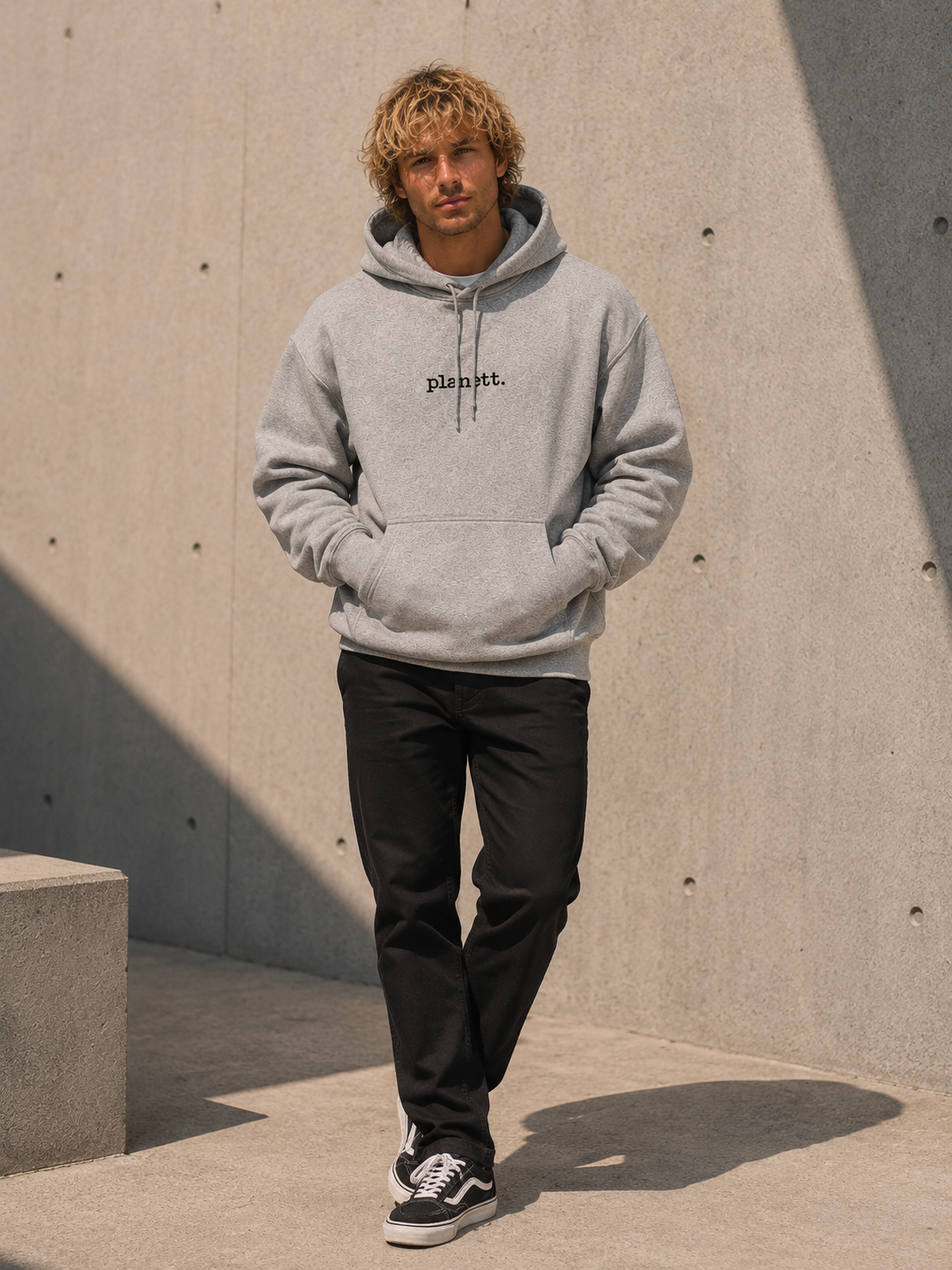 Grey Oversized Heavy Hoodie