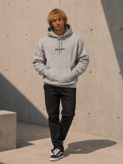Grey Oversized Heavy Hoodie