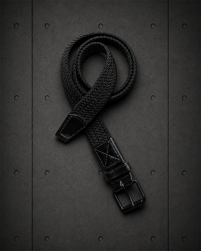 Mesh Belt 1403 blank product on dark industrial concrete background