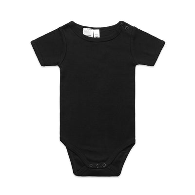 Organic Infant Mini-Me One-Piece 3003 - Black