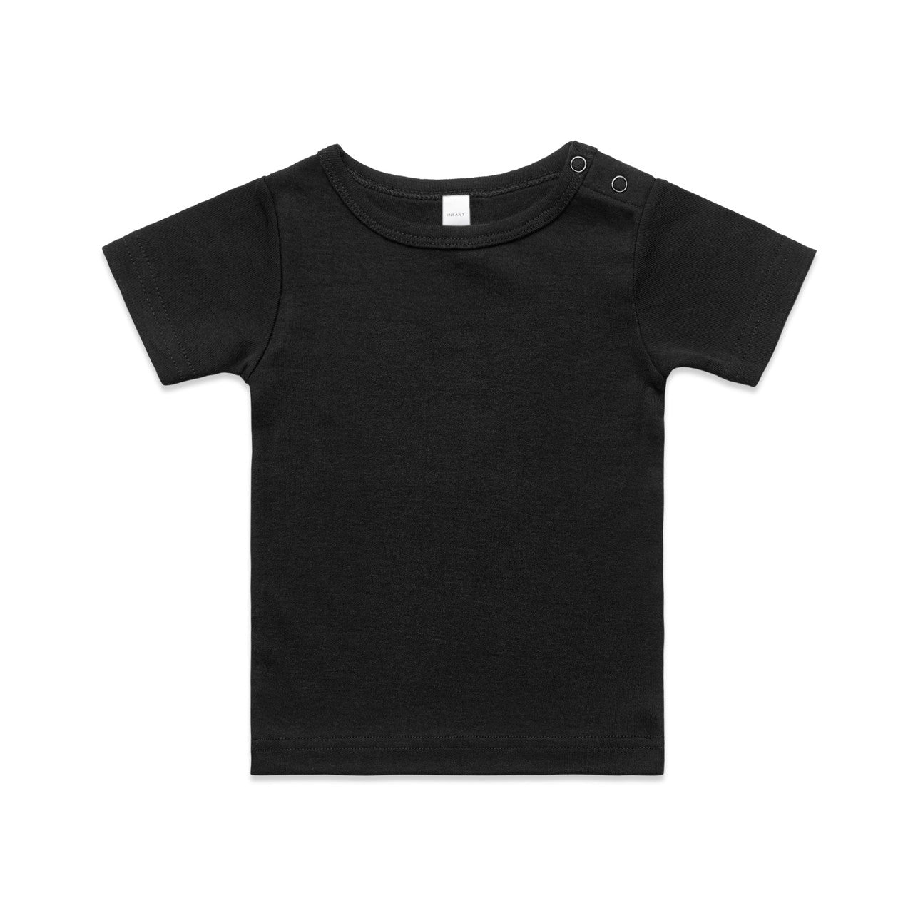 Organic Infant Wee Tee 3001 - Black