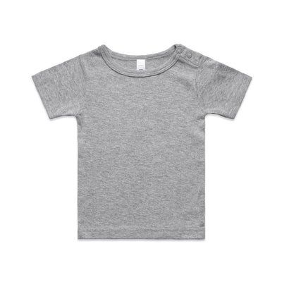 Organic Infant Wee Tee 3001 - Grey Marle