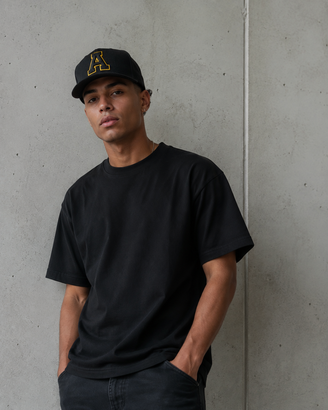 3D Embroidered "A" Sports Caps