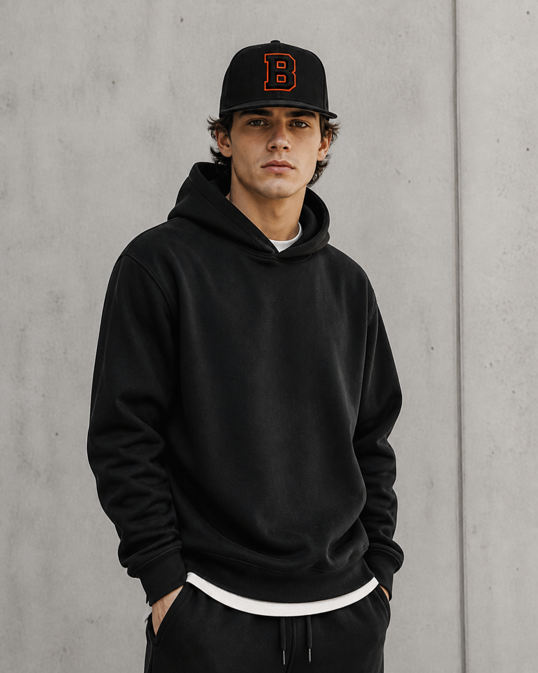 3D Embroidered "B" Sports Caps
