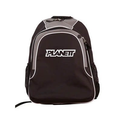 Black and gray backpack.