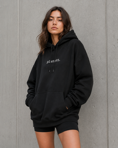 Black Oversized Hoodie