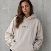 Bone Oversized Hoodie
