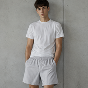 Boxer Fine Stripe Shorts | 1216