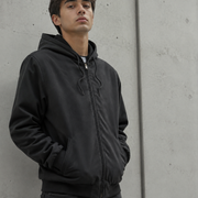Canvas Bomber Hood Jacket | 5532