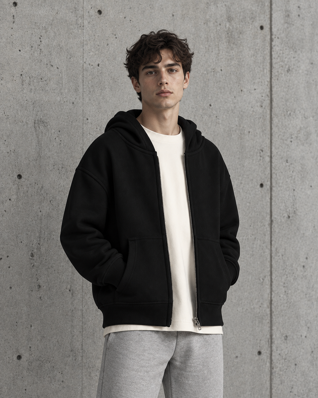 Kids Relax Zip Hood 3038