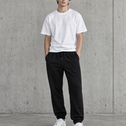 Relax Track Pants 5932 in black on male model