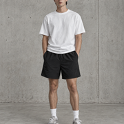 Swim Shorts 5904 in black on male model