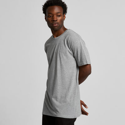 Light gray heathered crew neck t-shirt with subtle pattern, possibly from a popular casual wear brand.