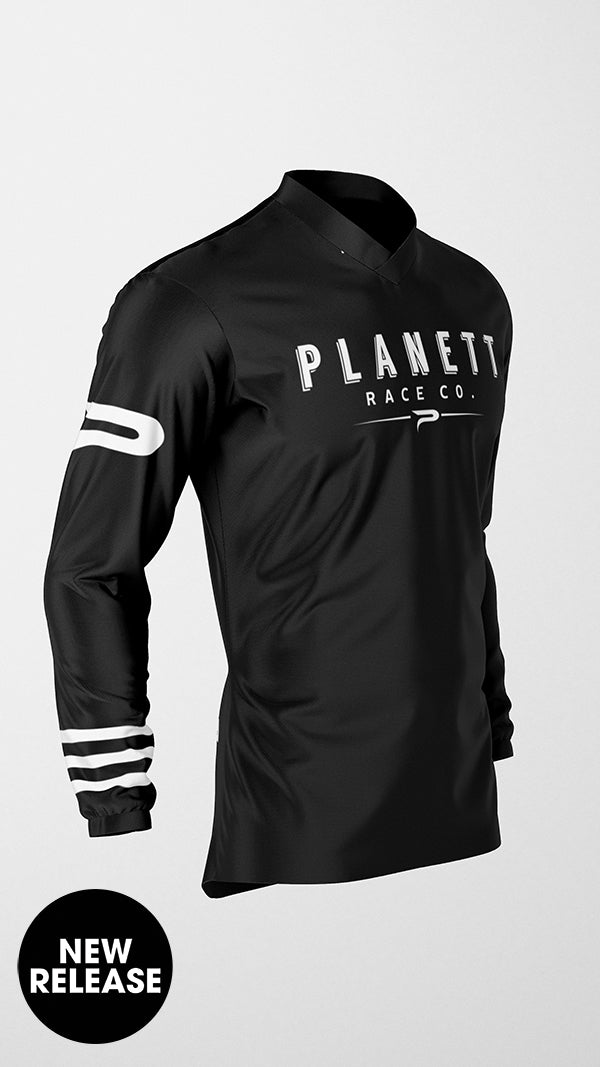 black jersey bmx mtb mx