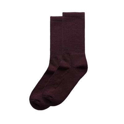 Relax Socks (2 Pairs) 1208 - Plum