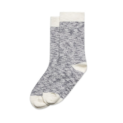 Slub Socks (2 Pairs) 1217 - Midnight/Natural