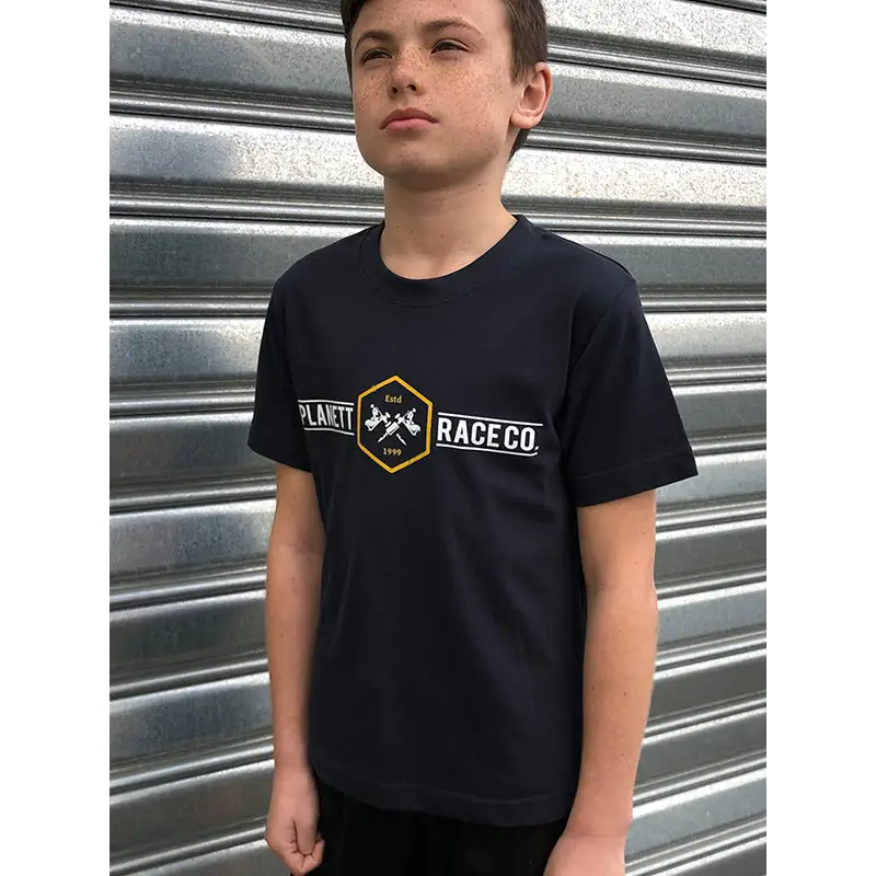 Boy’s black t-shirt.