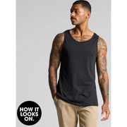 Black tank top.