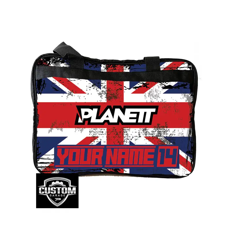 Union Jack patterned bag.