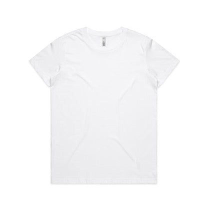 White v-neck t-shirt with short sleeves and ribbed neckline, made of cotton.