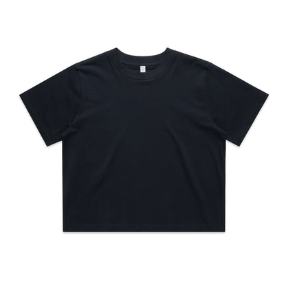 Black oversized t-shirt with a crew neck and short sleeves.