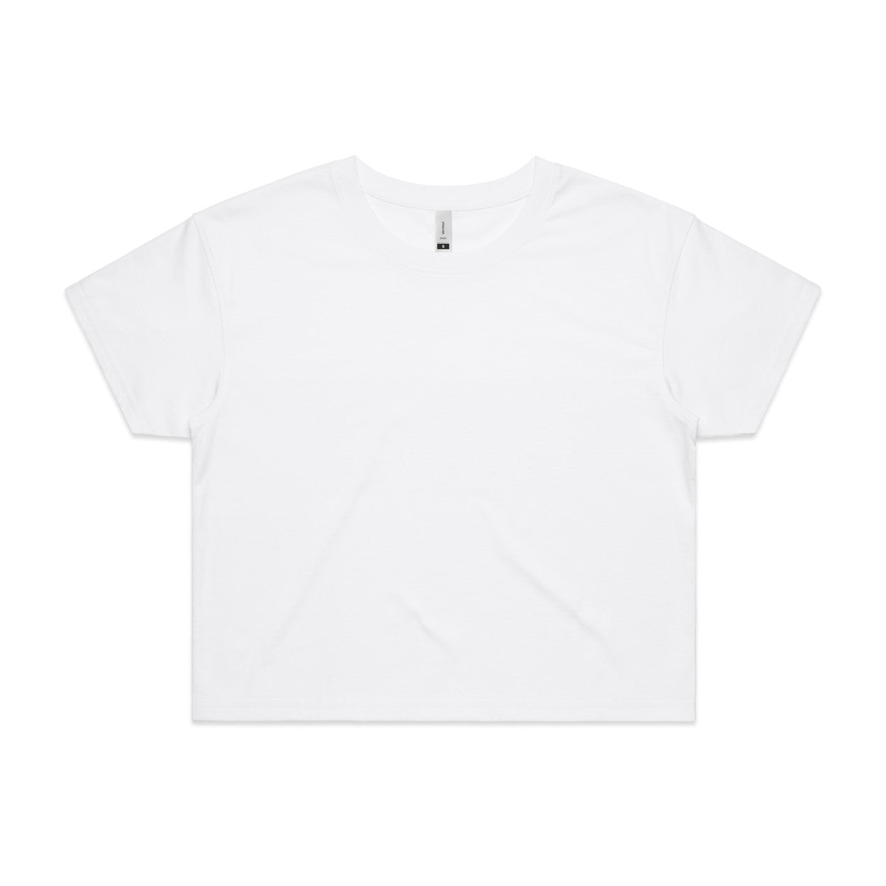 White oversized t-shirt with a relaxed fit and crew neck.