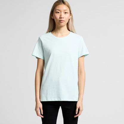 Light blue oversized t-shirt with short sleeves and a crew neck.
