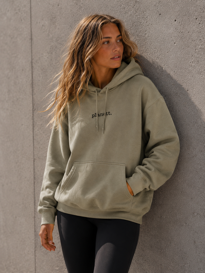 Womens Eucalyptus Oversized Heavy Hoodie
