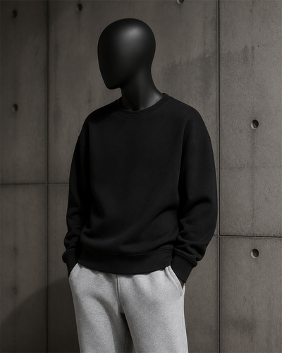 Youth Relax Crew 3035 blank product on dark industrial concrete background