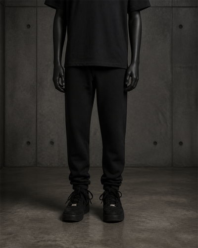 Youth Supply Track Pants 3024 blank product on dark industrial concrete background