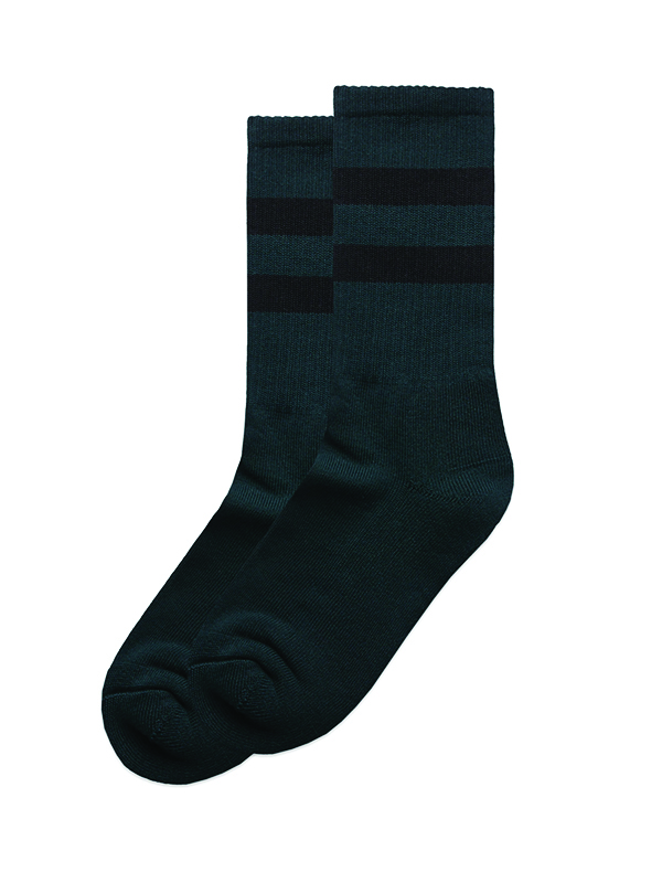 Stripe Crew Socks (2 Pairs)