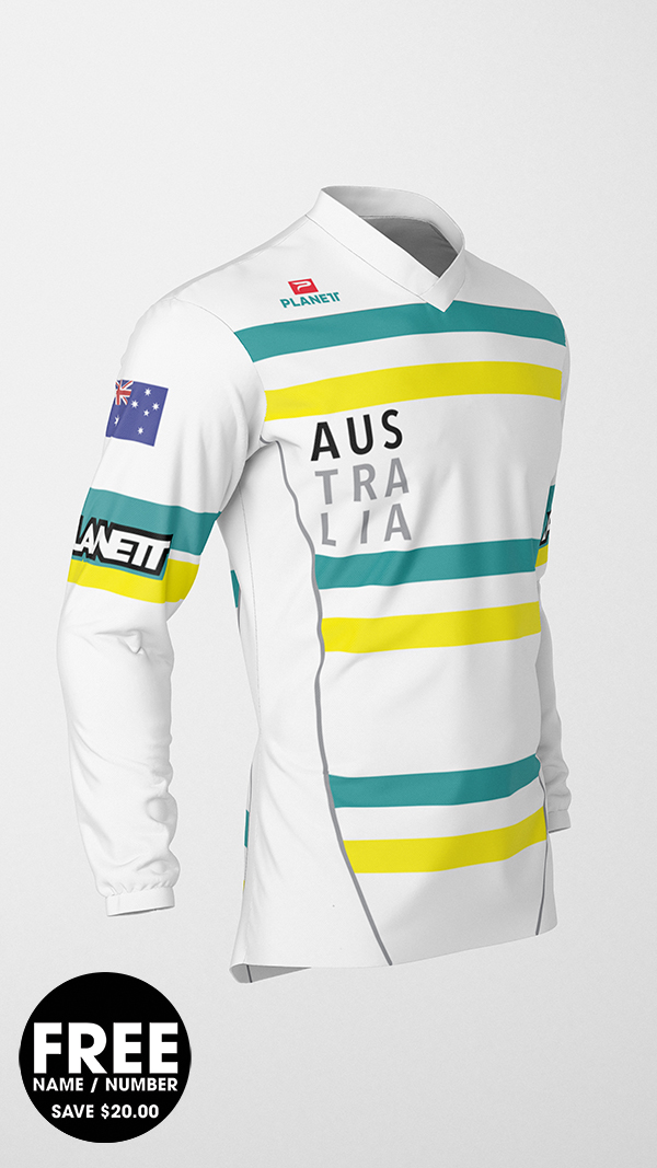[2NDSKN] AUST Fitted White Jersey