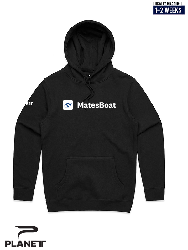 Mates Boat Adult Black Hoodie