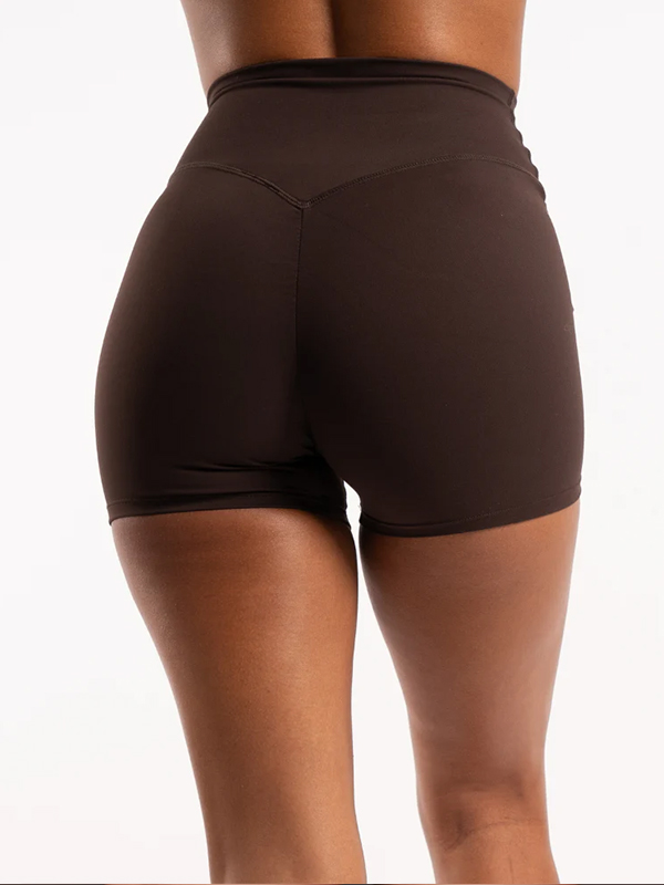 Invicible Scrunch Chocolate Shorts