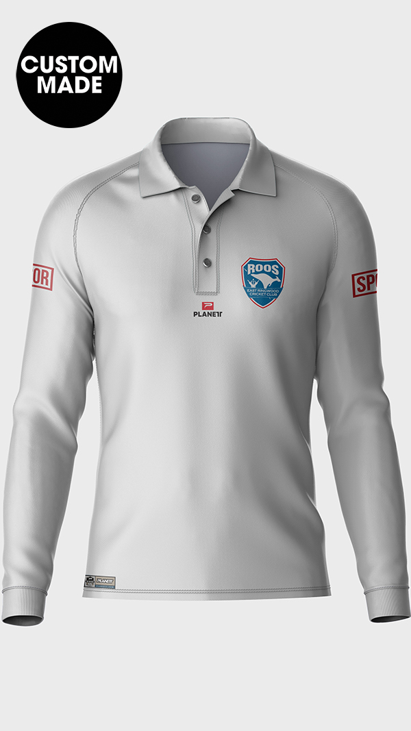 ERCC Seniors White LS Polo